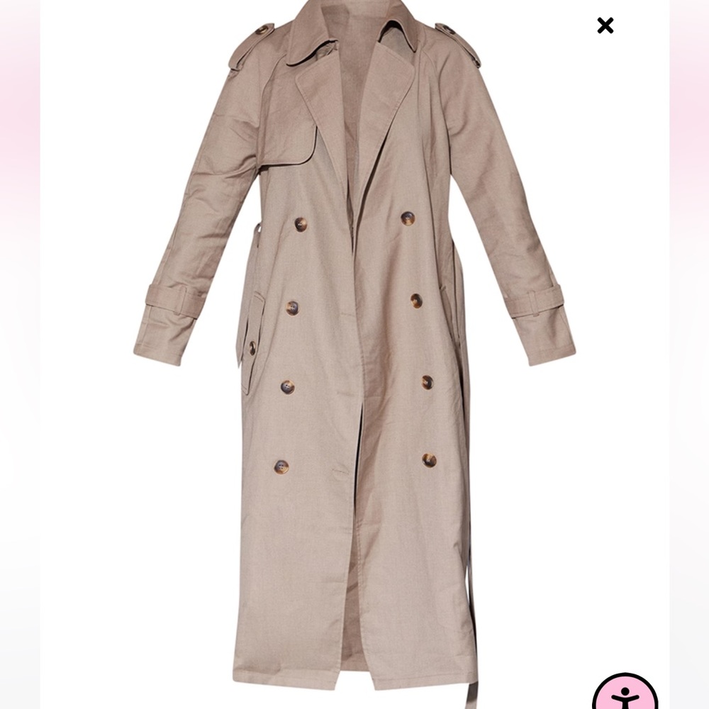 Prettylittlething trench coat never worn